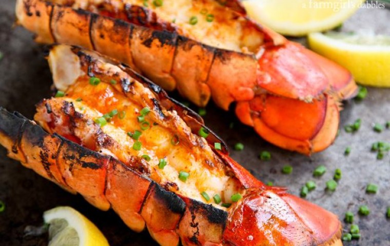 Grilled Lobster Tails